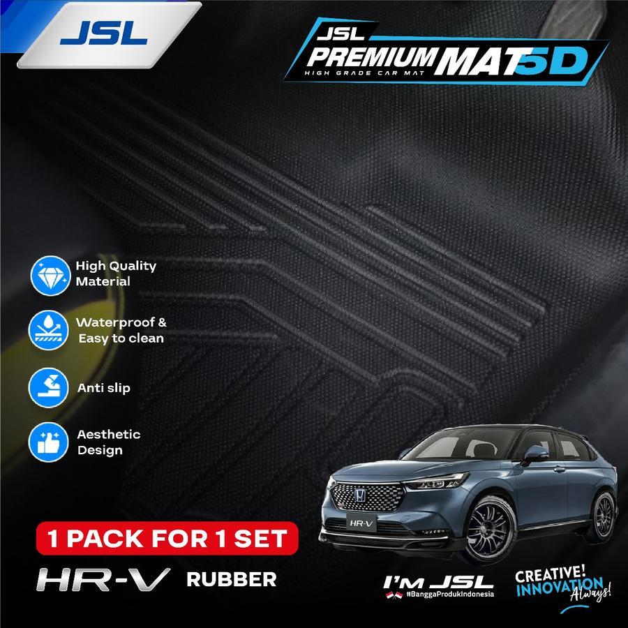 HRV 2022 Karpet Mobil 5D JSL Mat Model Rubber Karet/TPE