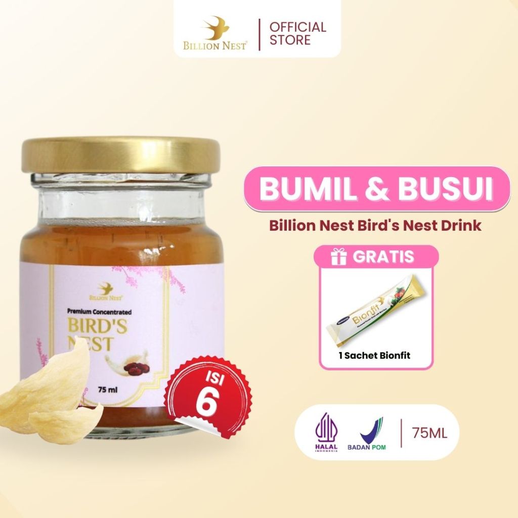 

BILLION NEST - Minuman Sarang Burung Walet Edisi Bumil Busui - Sari Kurma