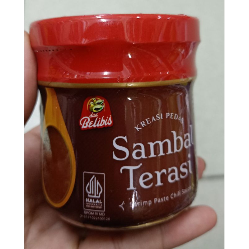 

Sambal Terasi Dua Belibis Shrimp Pasta Chili 170gr kemasan btl