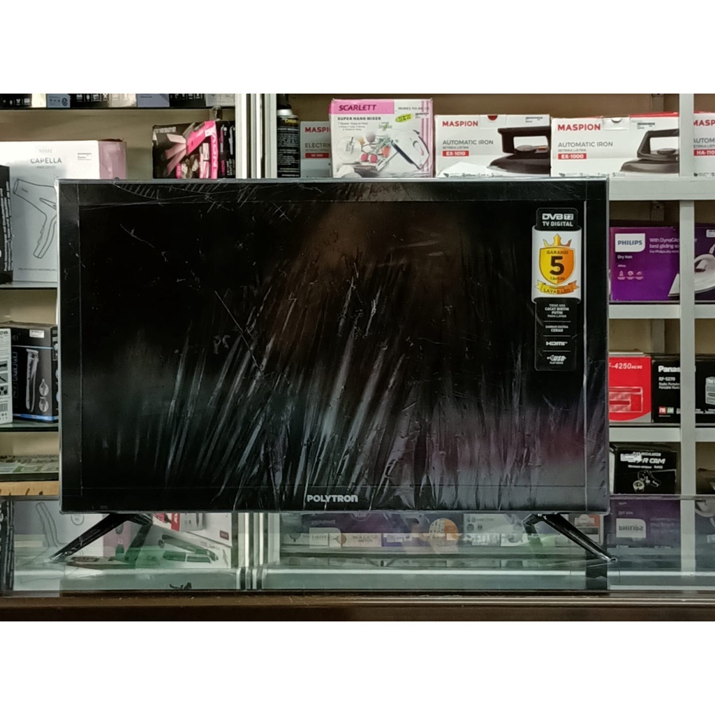 TV POLYTRON DIGITAL LED TV 24" 24 INCH 24V1853 DIGITAL TV TERMURAH FRESH DARI GUDANG