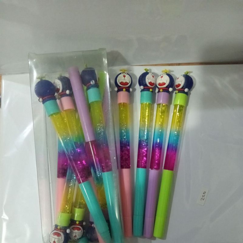 

Pulpen Doraemon gliter / perpak