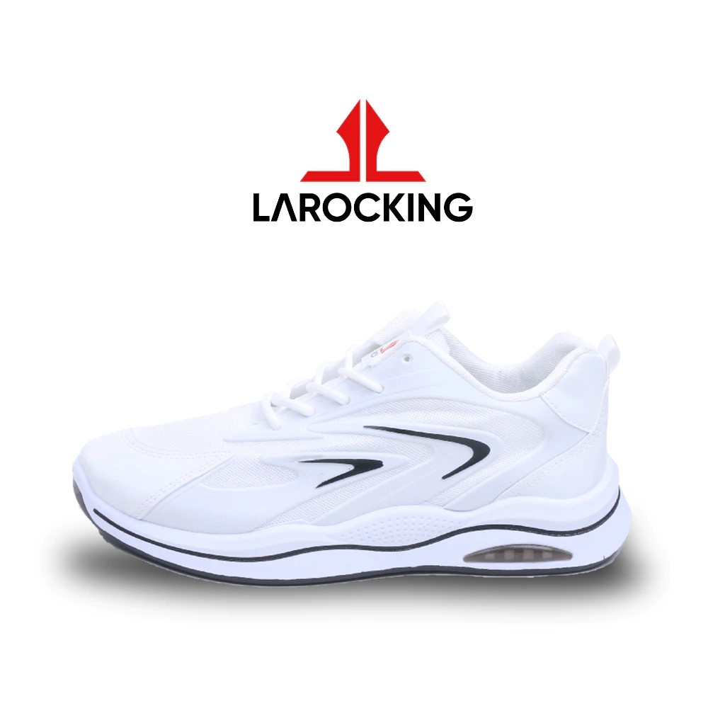 COD Promo Terbaru Larocking Stone Putih  Sepatu Sneakers Pria