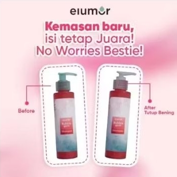 SALE ORI Elumor Bubble Gum Shampo 200ml