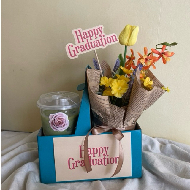 

Flower and Drink Gable Box