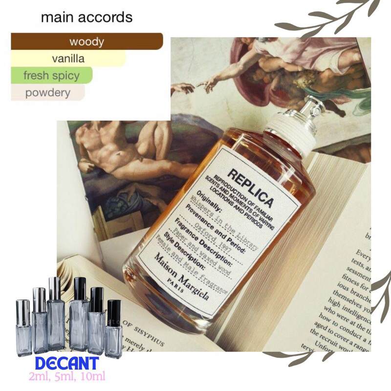 DECANT Maison Margiela Replica Whispers in the Library Edt