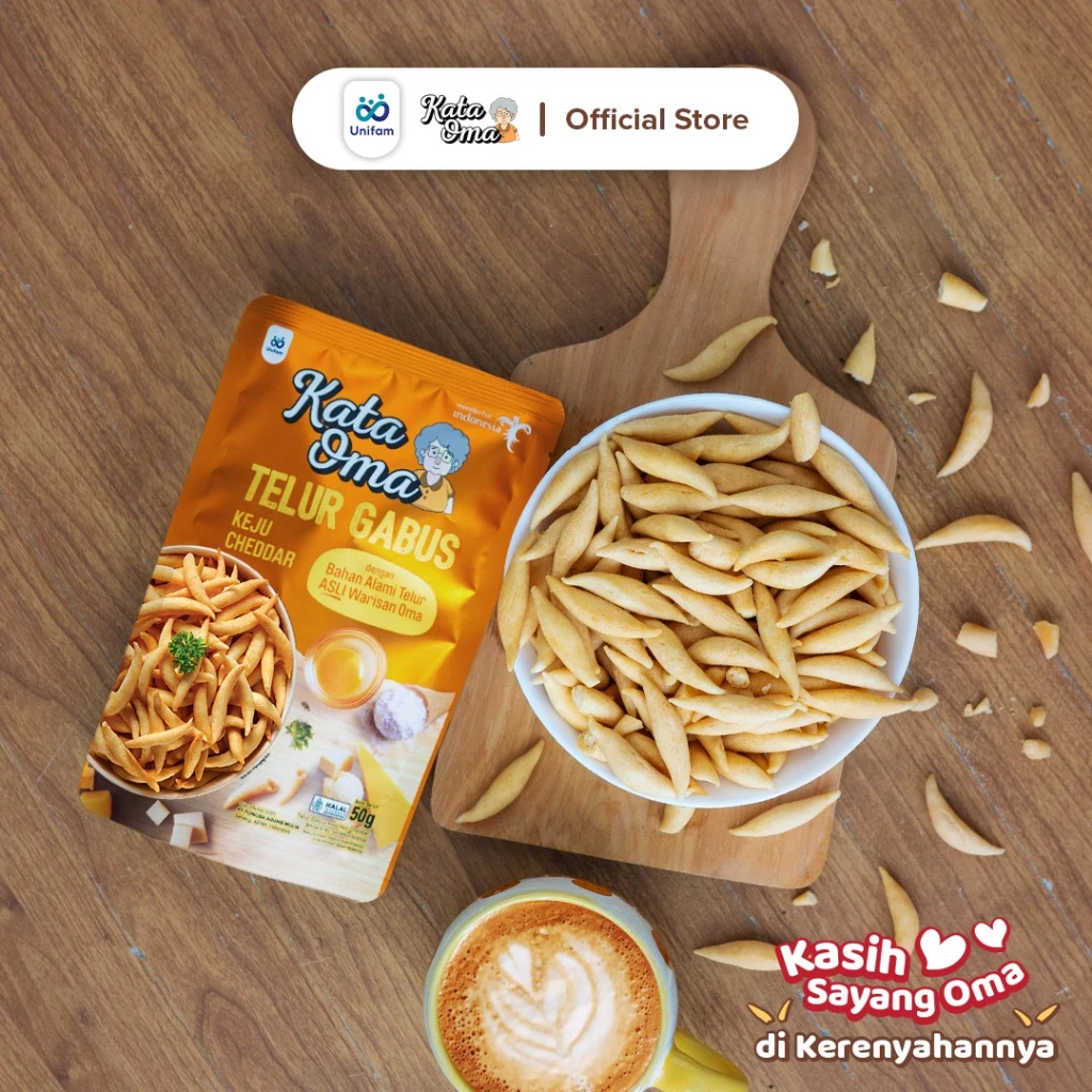 

Kata Oma Telur Gabus Keju - Cemilan Kue Gabus 50 Gr terbaru