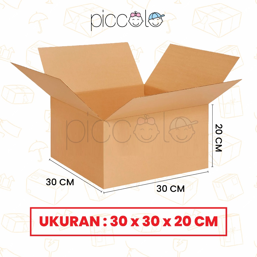 

Kardus Box New / Kotak Packaging Ukuran 30 x 30 x 20 Cm