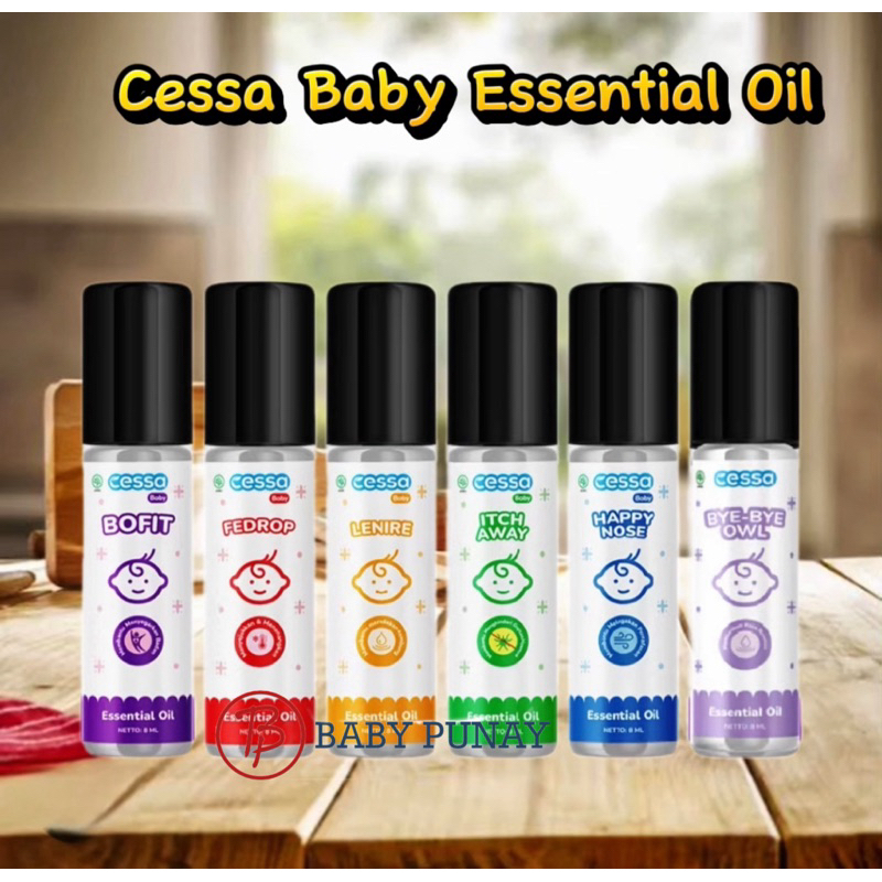 Cessa Essential Oil Baby Cough & Flu | Kukila Fever Drop Pada Anak 0-5thn  | Cessa Roll Baby