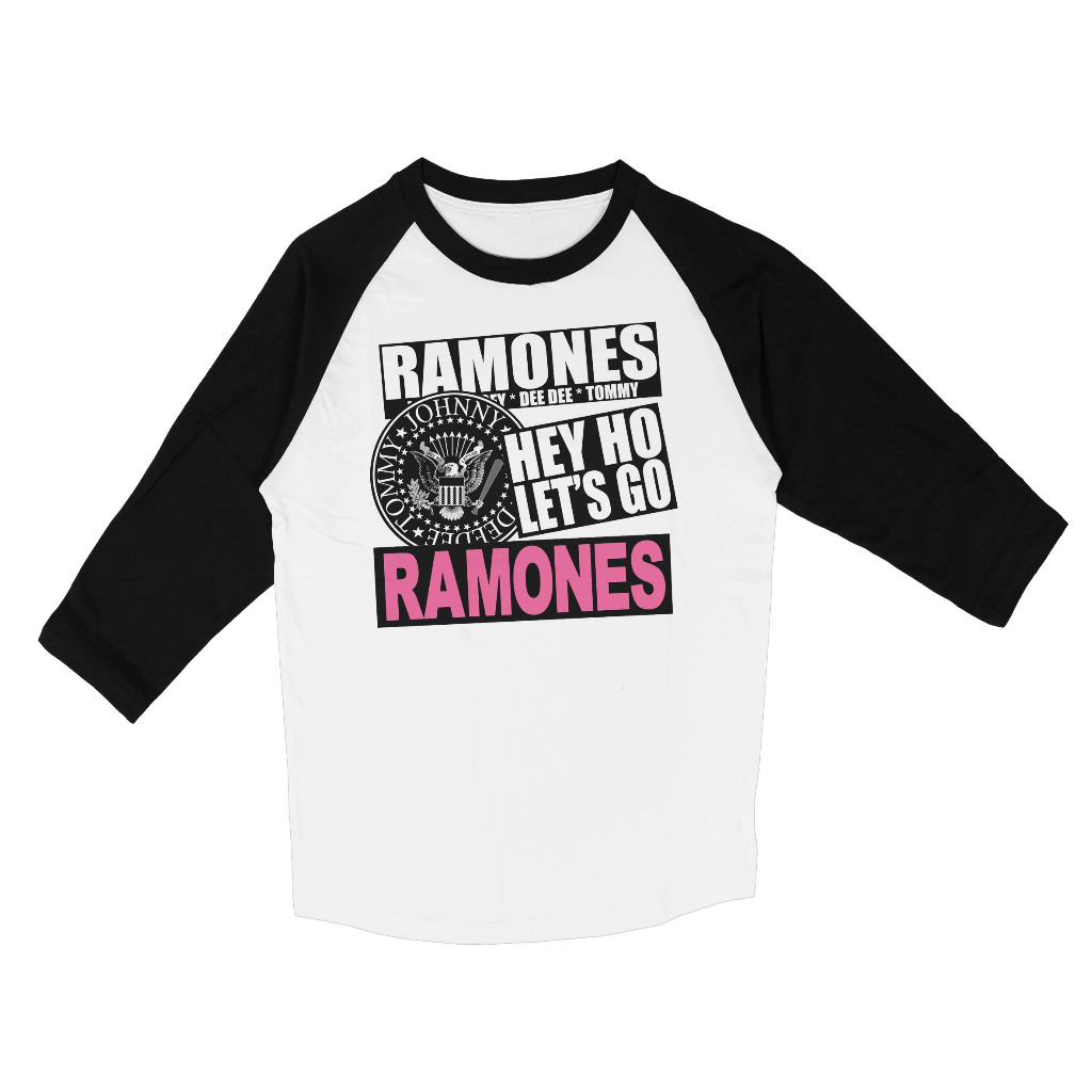 ROCKIDS - RAMONES - RAGLAN TEE - KAOS RAGLAN DEWASA DAN ANAK - RAGLAN TEE RAMONES - KAOS RAGLAN RAMO