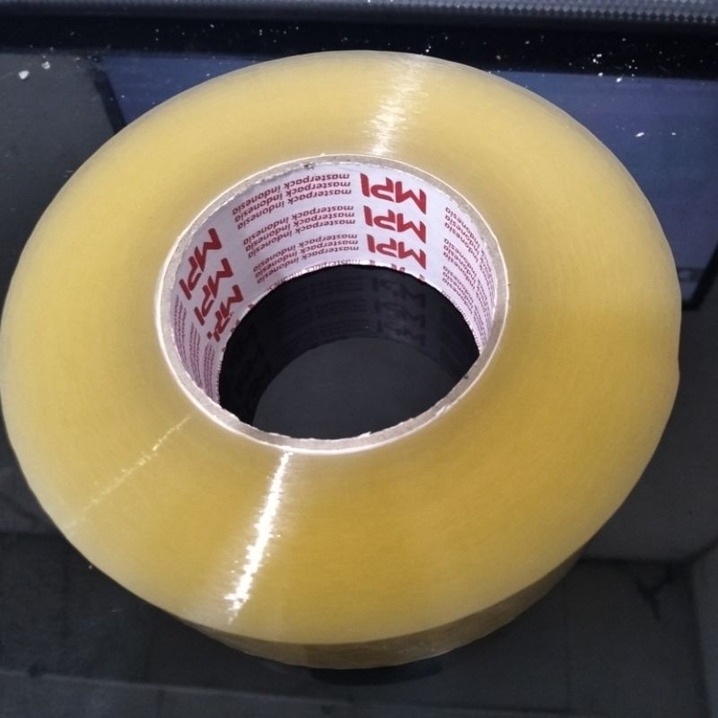 

Lakban JUMBO Bening 45mm 500 yard / Solasi Bening 1 Roll / Isolasi murah