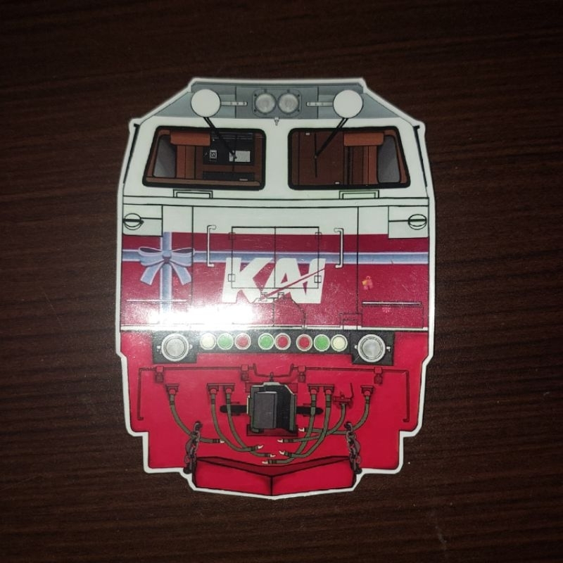 

Stiker Kereta Lokomotif CC206 Stiker Natal