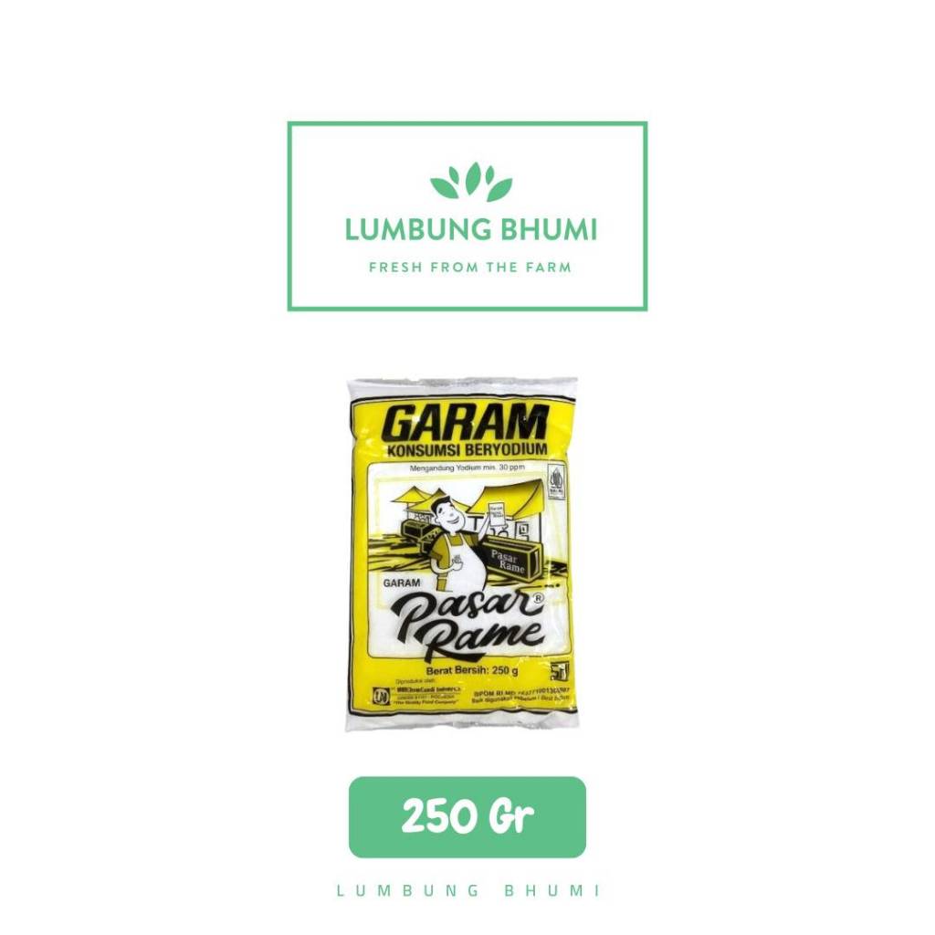 

PASAR RAME Garam Konsumsi Beryodium 250 Gr - Lumbung Bhumi