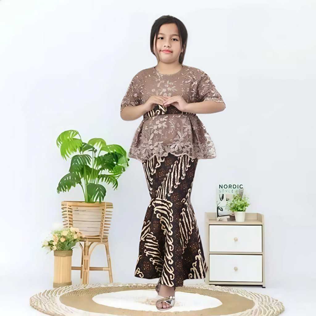 Setelan Kebaya Anak Pita / Kebaya Anak Modern / Kebaya Anak Rok Duyung / Kebaya Anak Wisuda /Kebaya