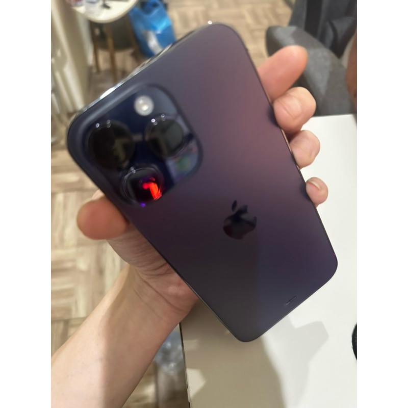 iphone 14 pro max 256GB deep purple fullset pribadi ex ibox