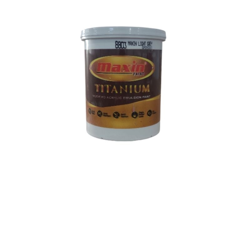 cet tembok 1 kg warna standar maxin titanium