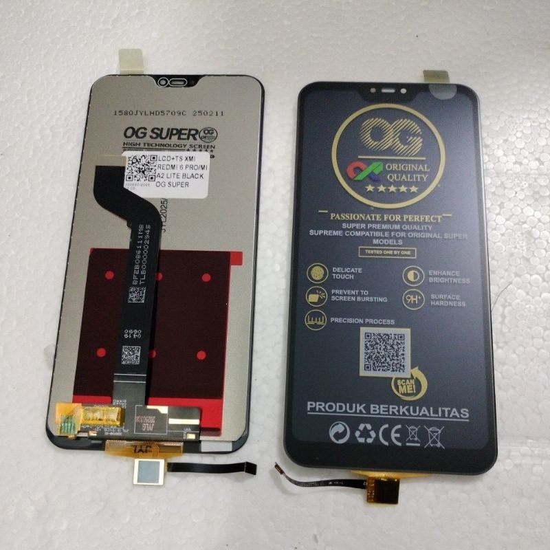 lcd xiaomi redmi 6pro xiaomi redmi 6 pro/xiaomi mia2lite/xiaomi mi a2lite/xiaomi mi a2 lite