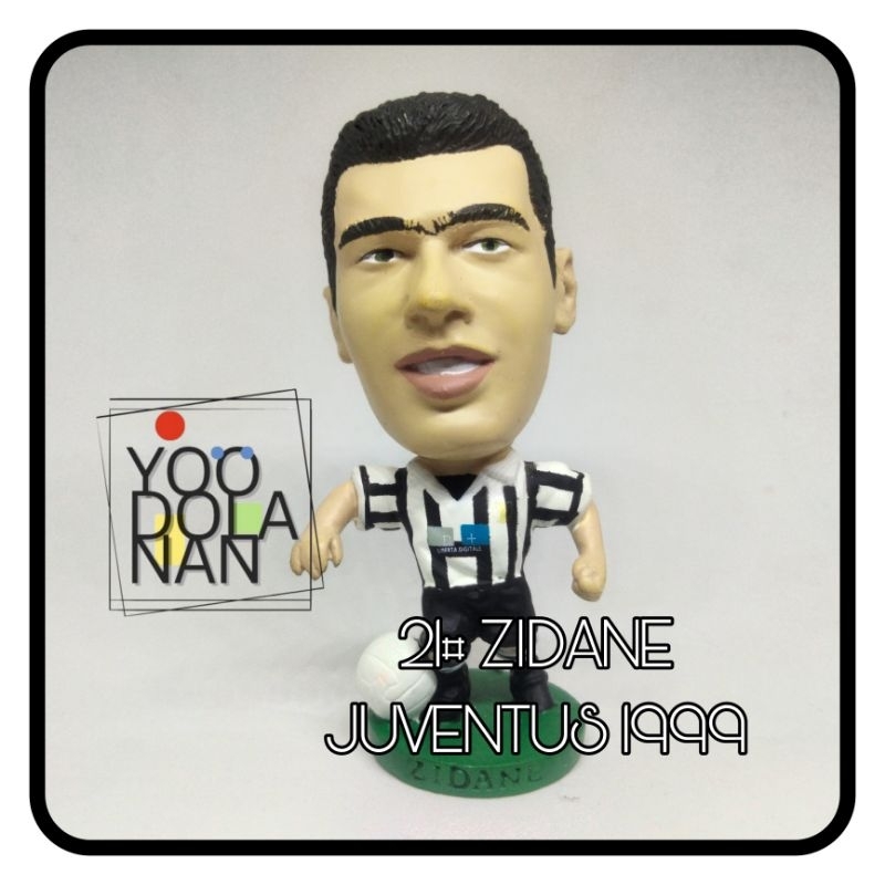 21# ZIDANE - JUVENTUS 1999 CORINTHIAN PROSTARS FIGURE PEMAIN BOLA