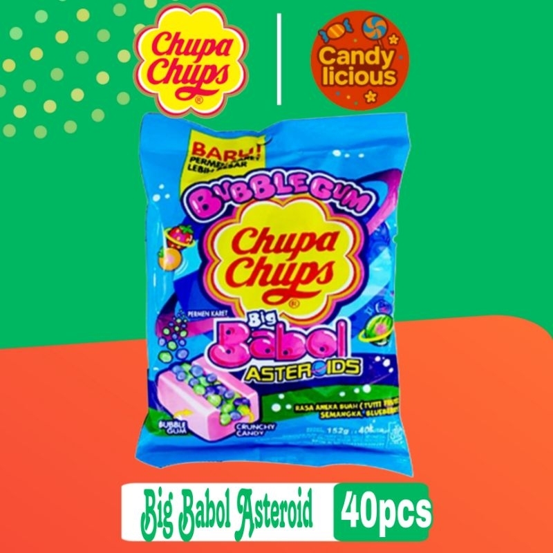 

Permen Karet Big Babol Asteroid Bag Besar 152gr isi 40pcs