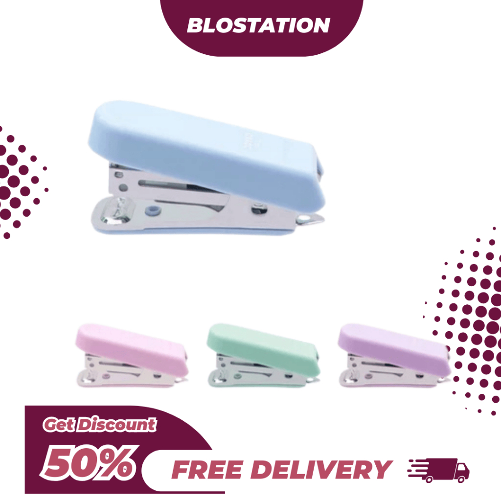 

BT.ID Joyko Portable Hekter Stapler ST-24 Mini Pastel Color RANDOM Jepretan Kecil Murah