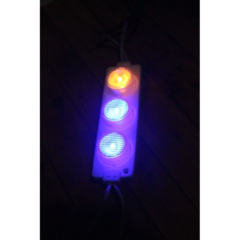 lampu led kolong motor mobil 3 titik led 12volt 24volt