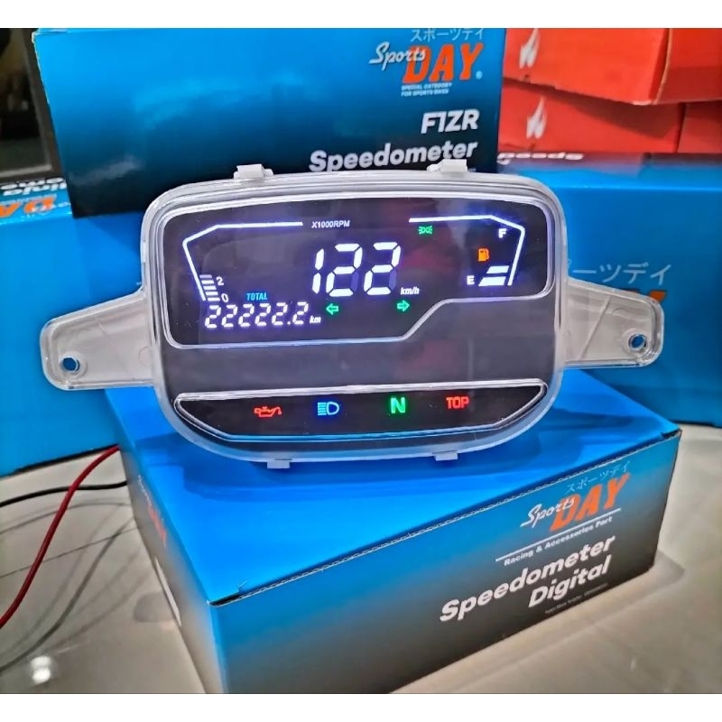 Spido Speedometer Spidometer Digital Yamaha FizR Vega Crypton V110 ForceOne