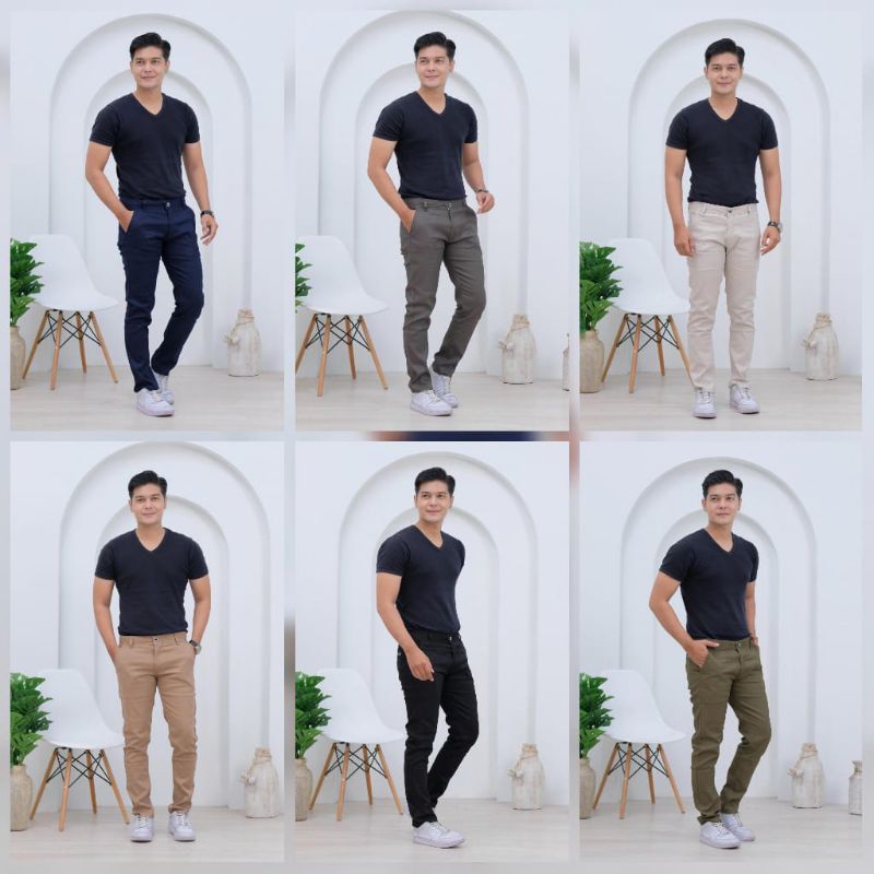 CELANA CINOS PANJANG PRIA SLIM FIT