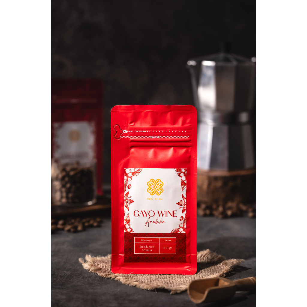 

BUBUK KOPI ARABIKA GAYO WINE HALUS/FINE ORIGINAL 100Gr