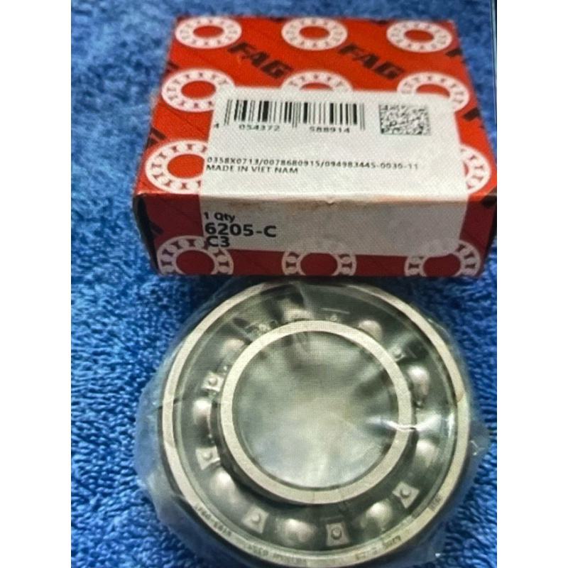 Bearing 6205 / 6205 C3 FAG ASLI ORIGINAL