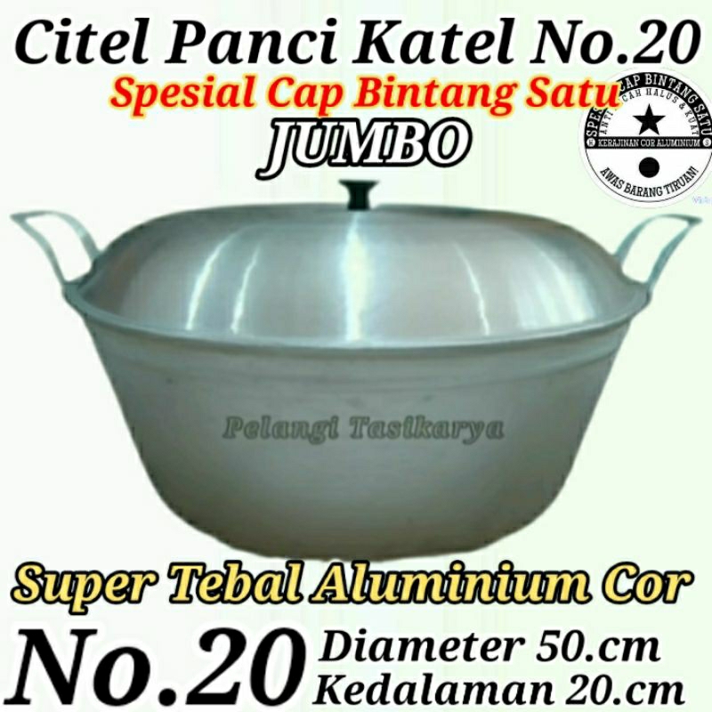 Panci Citel Serbaguna Super Tebal Ukuran No.20