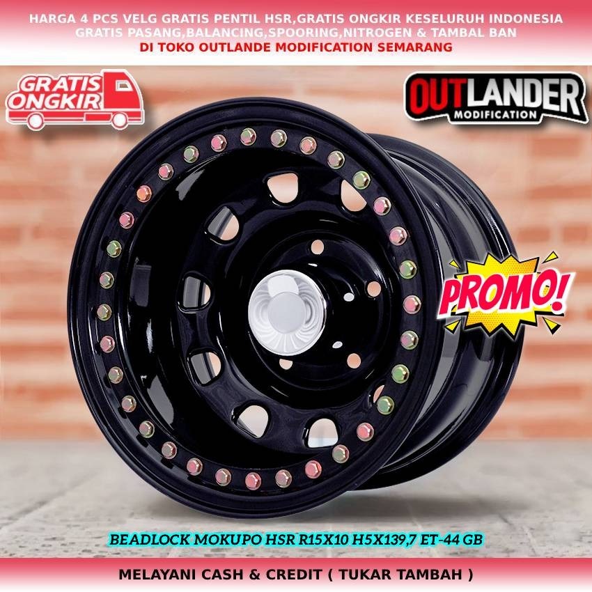 velg mobil daytona, velg mobil offroad lebar10 velg mobil Sidekick Vitara dll velg hsr beadlock r15