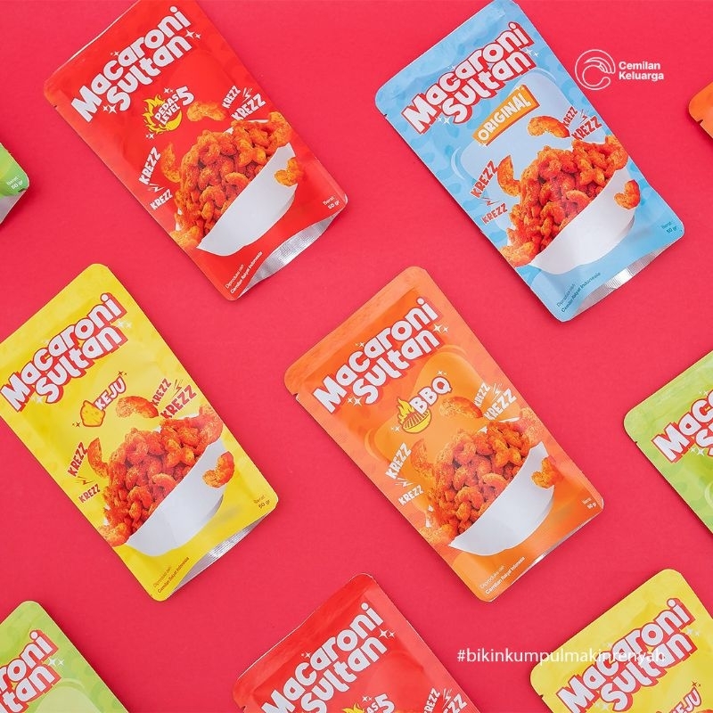 

Ngemil Yuk! - Makaroni Sultan Yoi Kekinian Rasa Nagih - 50gr