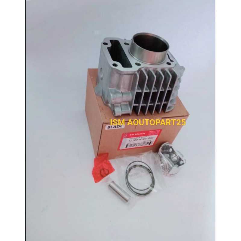 Blok Seher kit komplit Ori KWB Honda Revo Absolute,Blade 110 karbu