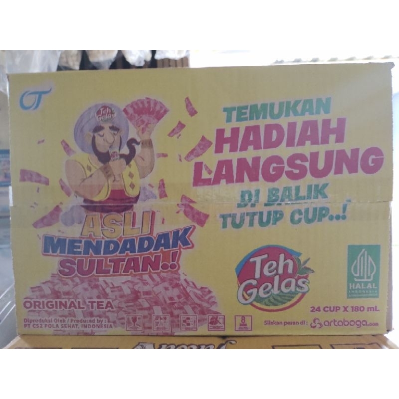 

Teh Gelas 1 dus isi 24 pcs