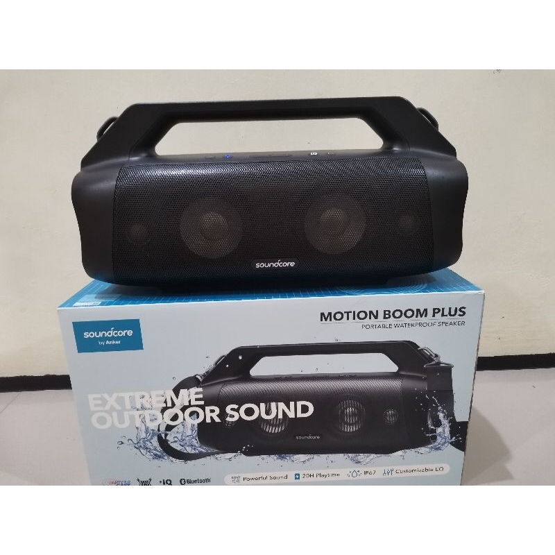 Speaker Anker Soundcore Motion Boom Plus 80W Bluetooth dengan Suara Stereo dan Bass yang Kuat