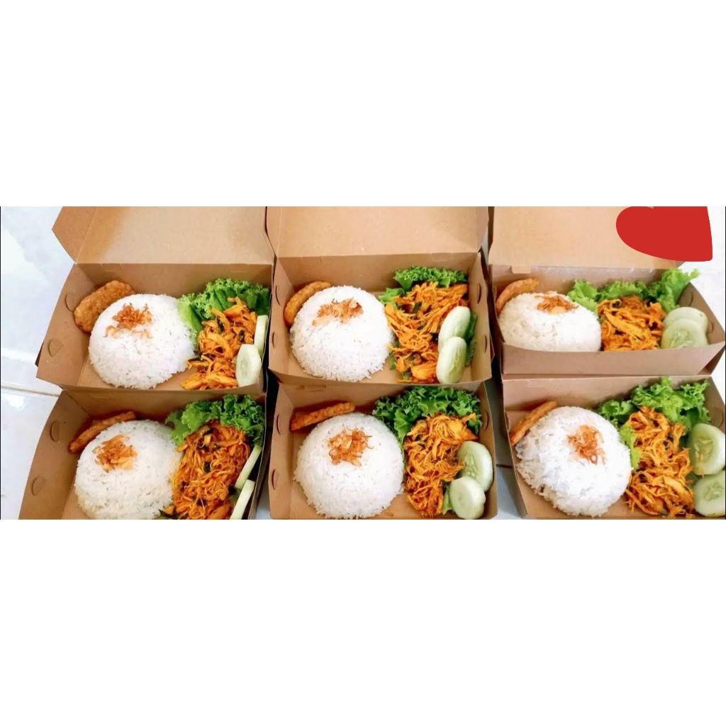 

Paket Nasi Ayam Suwir Kemangi, uk M