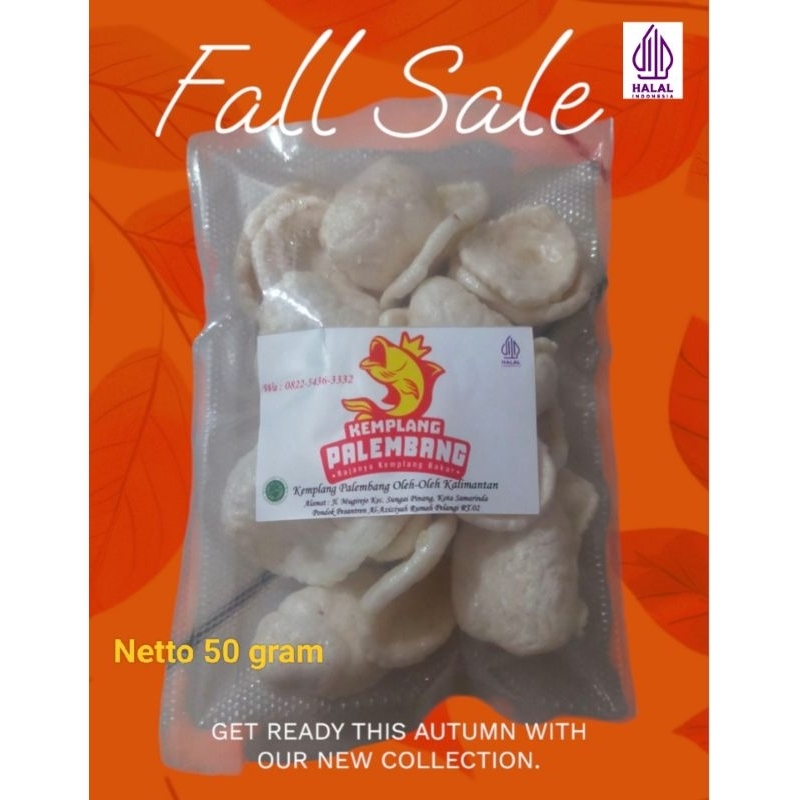 

keplang Palembang rasa ikan tenggiri 50gram