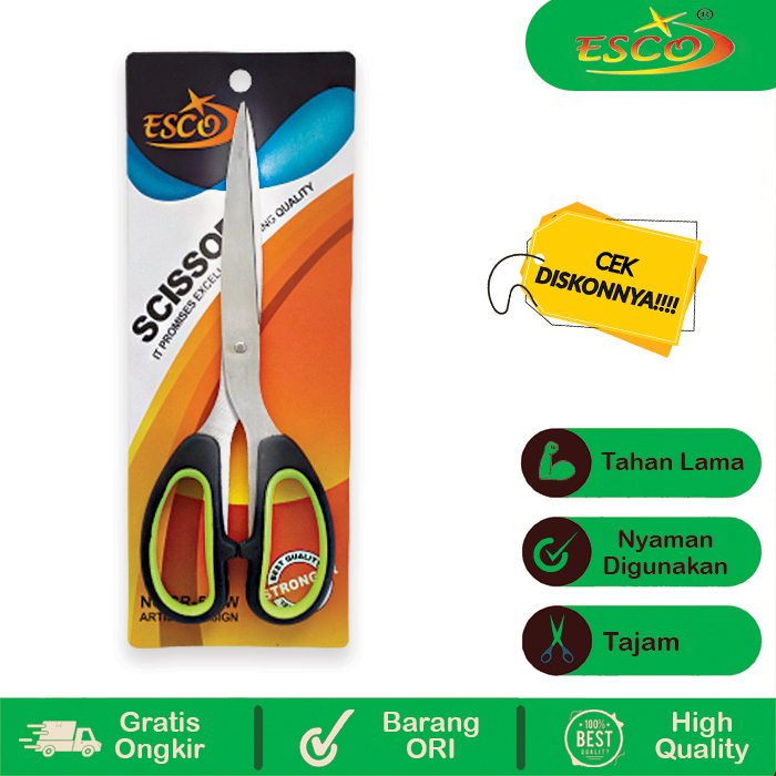 

[SST] Gunting Kertas Berkualitas 8” ESCO CHERYL 580-W