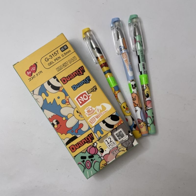 

Pulpen zhi xin mini gel 0.5mm hitam G-3157 satuan