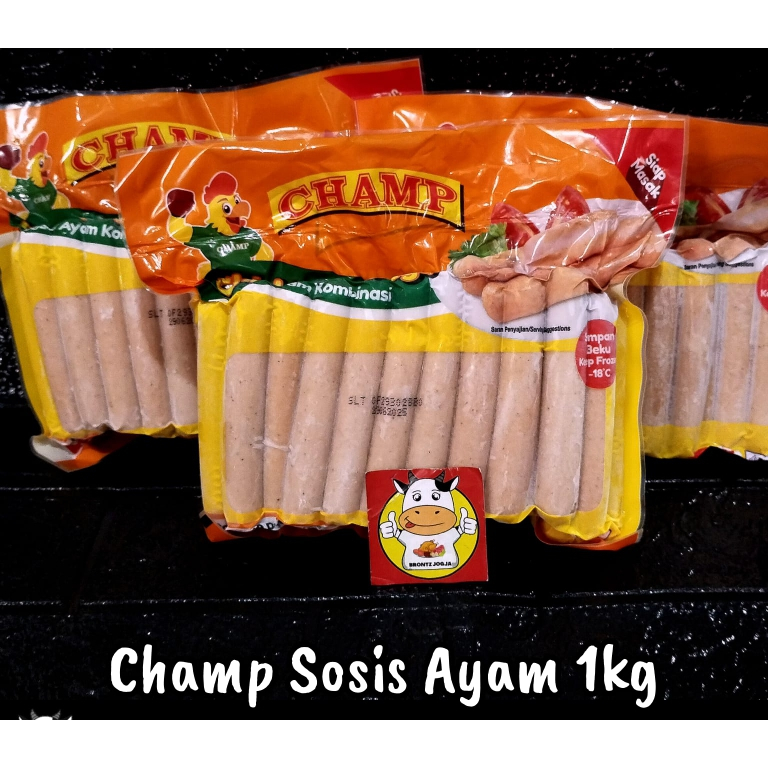 

CHAMP SOSIS AYAM 1 KG - FROZEN FOOD - BRONTZ JOGJA
