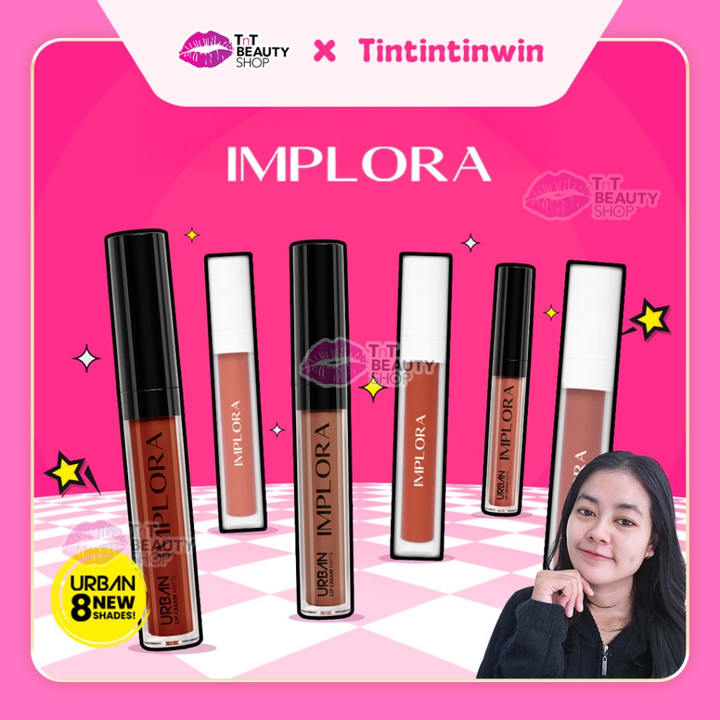 TINTINTINWIN - READY 1 - 20 | Implora Urban Lip Cream Matte | Implora Lip Cream Lipstick | TnT Beaut