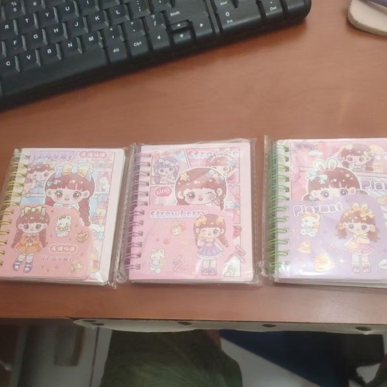 

buku spiral /notes diary karakter lucu harga 1 pcs