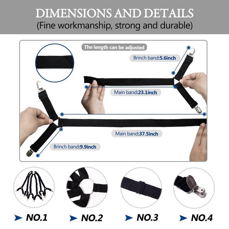 Sprei Jepitan / Pengait Sprei Kasur / Anti Geser Sprei Penjepit / Penjepit Sprei Anti Geser