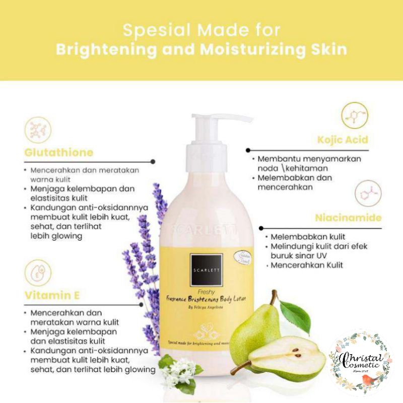 SCARLETT HAND & BODY LOTION 300ML