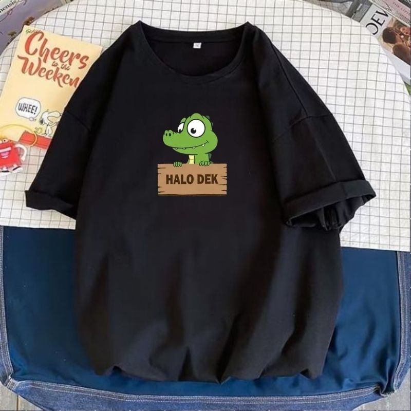 Kaos Pria Dewasa Baju Atasan Oblong Pria Laki Laki Kaos Dalaman Unisex MOTIF GAMBAR BUAYA DARAT