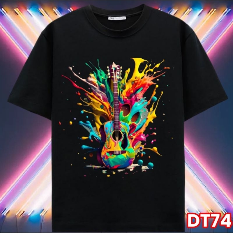 KAOS 3D,KAOS OBLONG, KAOS MOTIF GITAR, KAOS PREMIUM, KAOS KEREN