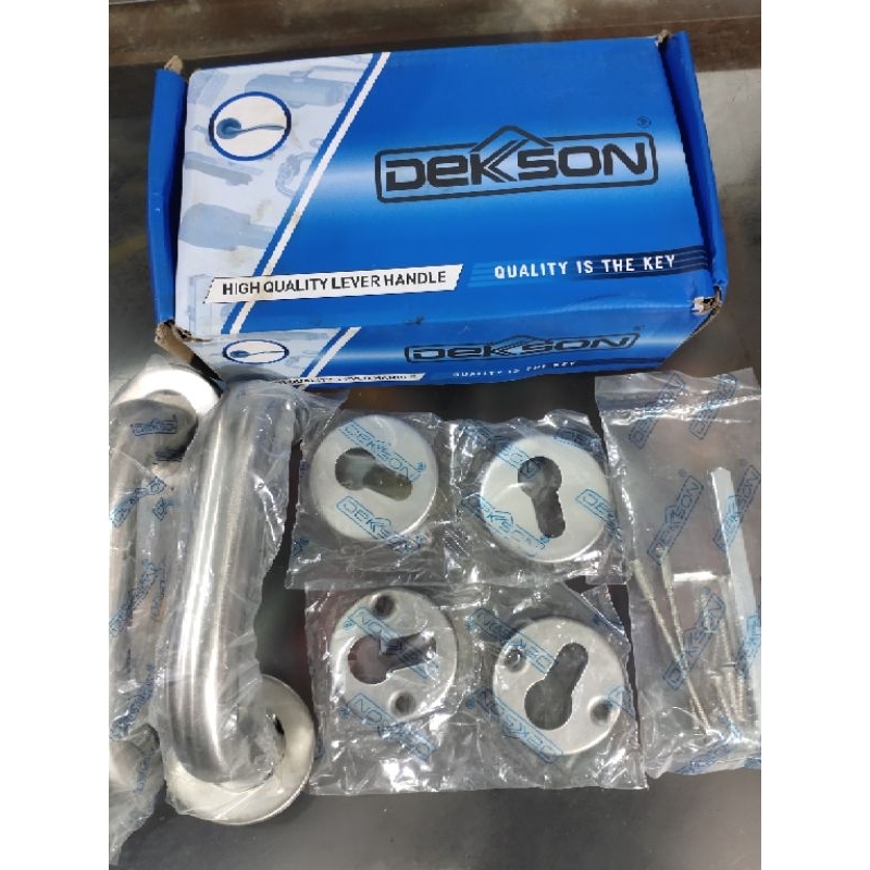 HANDLE PINTU DEKSON LHTR DKS 016-22MM-SSS OVAL STAINLESS STEEL