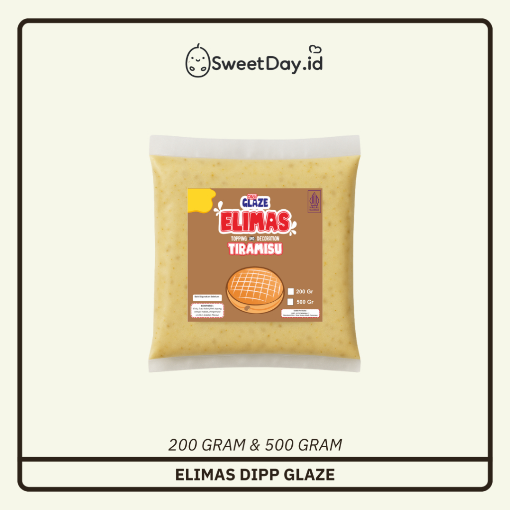 

Glaze 200 & 500 Gram Tiramisu Elimas