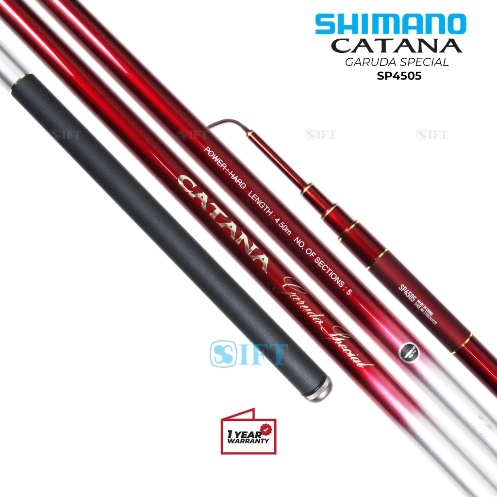 Joran SHIMANO CATANA GARUDA SPECIAL 450 540 630 | GS Tegek Zoom Carbon | Sungai Danau Empang Pasiran