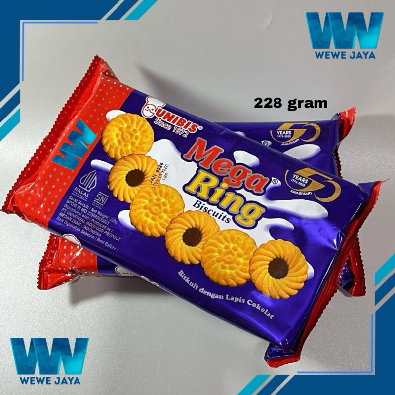 

Biskuit Unibis Mega Ring Cokelat