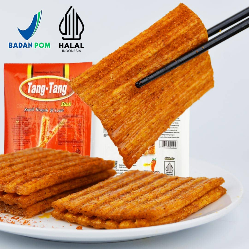 COD Snack Tang Tang HALAL BPOM  Snack Soy Juicy Bar & Twist Halal Tendon Spicy Stick Tofu Family Sna